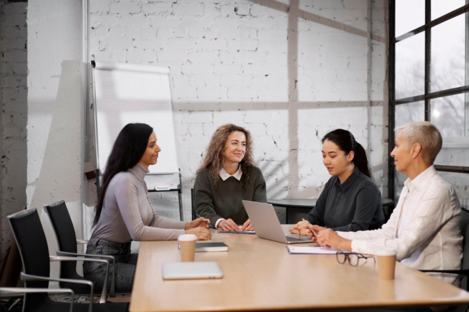 Business owner working on financial projections during workshop